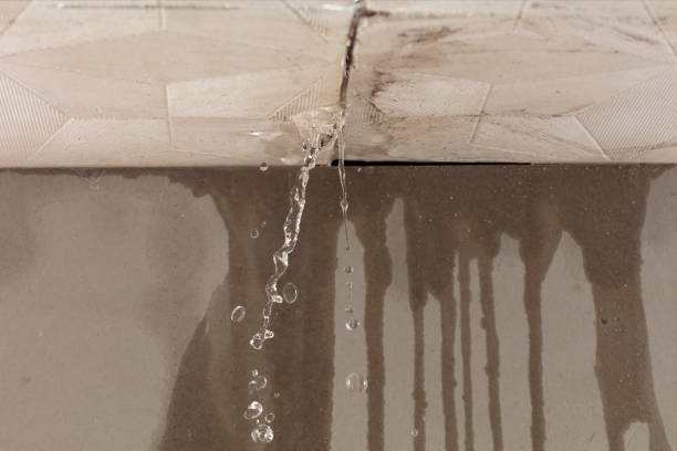 Professional Water Damage Restoration technician working in Spencer, MA